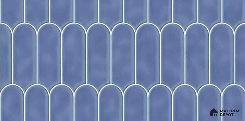 Wall Tile TL 07866 F Sapphire Pulse 2 ft x 1 ft Ceramic Glossy Finish - 9 mm | Suitable for Kitchen, Bathroom & Balcony Walls | Minimum 2-3 mm Spacer Mandatory for Installation | Please Expect a Slight Variation of Pattern