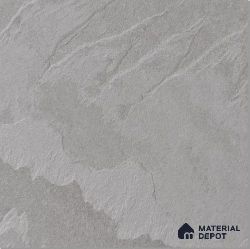 Tile TL 07885 C Oxford Grey 2 ft x 2 ft Vitrified Matte Finish - 12 mm | Suitable for Parking, Balcony, Courtyard, Patio, Terrace | Random 5