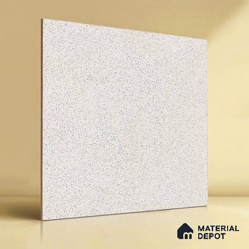 White Stone Wall & Floor Tile TL 07583 C Fine Stone Bianco Full Body 2 ft x 2 ft Vitrified Matte Finish - 9 mm