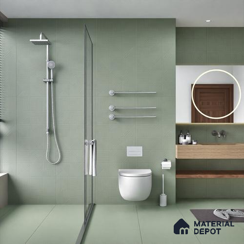 Grey Punch Wall Tile TL 07428 B  Royal Triad Elemento Kota 4 ft x 2 ft Vitrified Matte Finish - 9 mm |  Suitable for Living Room, Bedroom, Bathroom | image 06