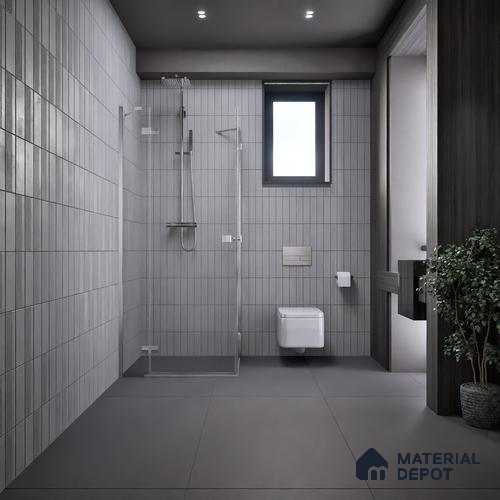 Black Plain Floor & Wall Tile TL 07428 G  Royal Elemento Nero 4 ft x 2 ft Vitrified Matte Finish - 9 mm |  Suitable for Living Room, Bedroom, Bathroom