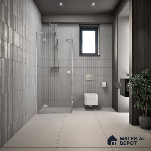 Grey Plain Floor & Wall Tile TL 07428 K  Royal Elemento Gris 4 ft x 2 ft Full Body Vitrified Matte Finish - 9 mm |  Suitable for Living Room, Bedroom, Bathroom