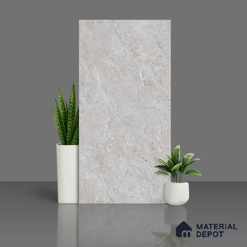 Floor & Wall Tile TL 07838 C Rock Endless Antolia Grey 4 ft x 2 ft Vitrified Carving Matte Finish - 9 mm | Suitable for Kitchen, Bathroom, Living Room & Bedroom | Random 6