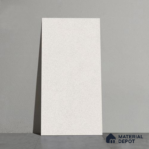 Silver Cement Tile TL 08773 Royal Finestone Bianco 4 ft x 2 ft Full Body Vitrified Carving Matte Finish - 9 mm | Suitable for Living Room, Bedroom, Bathroom