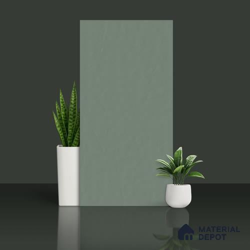 Plain Floor & Wall Tile TL 10551 Emerald Punch Full Body 4 ft x 2 ft Vitrified Matte Finish - 9 mm | Suitable for Living Room, Bathroom, Kitchen & Backsplash
