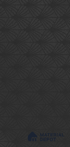 Black Moroccan  Tile TL 08775  Royal Sucre Back Decor 4 ft x 2 ft Vitrified Carving Matte Finish - 9 mm |  | Suitable for Living Room, Bedroom, Bathroom