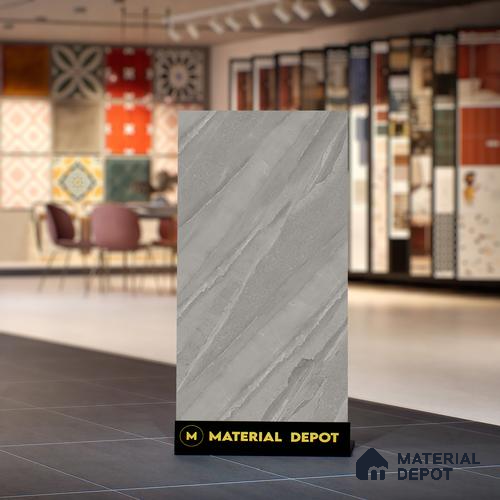 Marble Floor & Wall Tile TL 07646 B Sandstone Dolphin 4 ft x 2 ft Glue Matte Finish Vitrified Tile - 9 mm | Suitable for Living Room, Bedroom & Bathroom