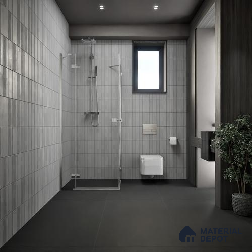 Black Plain Floor & Wall Tile TL 07442 B  Royal Sucre Black 4 ft x 2 ft Vitrified Sugar Finish - 9 mm |  Suitable for Living Room, Bedroom, Bathroom