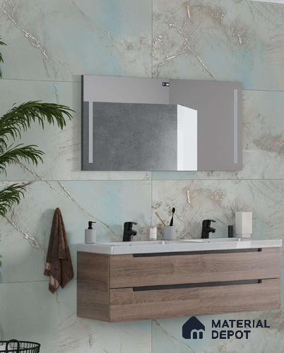 Marble Wall & Floor Tile TL 10428 Gress Cool Vitro 4 ft x 2 ft Glue Matte Finish Vitrified Tile - 9 mm | Suitable For Living Room, Bedroom, Bathroom