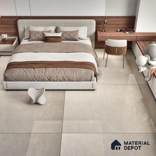TL 10155 6 ft x 4 ft Glossy Finish PGVT Vitrified Tile - 9 mm | Adhesive and Spacers Must be Used During Installation