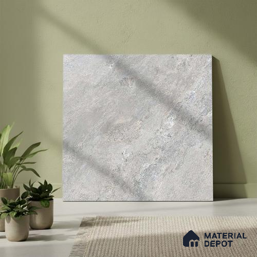 Stone Look Parking Tile TL 08428 B  1.6 ft x 1.6 ft Vitrified Matte Finish - 12 mm | Pattern Alignment May Vary | 2-3 mm Spacer is Mandatory