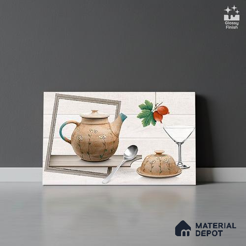 Patterned Tile TL 08278 C 4466 K2 18 x 12 inch Ceramic Glossy Finish - 7 mm