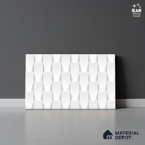 Patterned Tile TL 08273 1692 L 18 x 12 inch Ceramic Glossy Finish - 7 mm