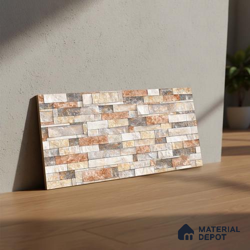 Stacked Stone Tile TL 08305 Colorado Marfil 2 ft x 1 ft Ceramic Matte Finish - 10 mm