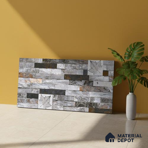Stacked Stone Tile TL 08312 Venue 14 2 ft x 1 ft Ceramic Matte Finish - 10 mm