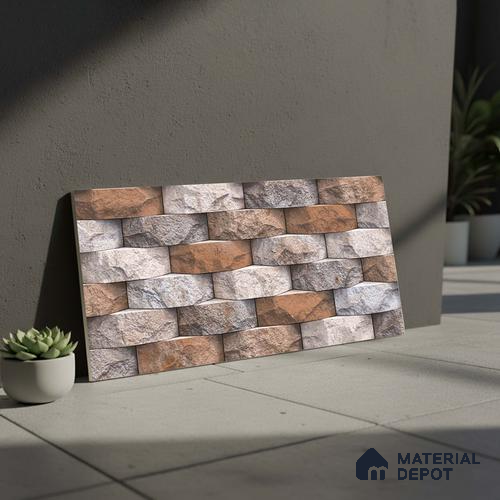 Stacked Stone Tile TL 08310 B Napolio Oxido 2 ft x 1 ft Ceramic Matte Finish - 10 mm