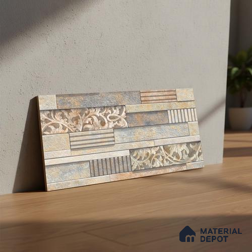 Stacked Stone Tile TL 08306 B Extent 06 2 ft x 1 ft Ceramic Matte Finish - 10 mm