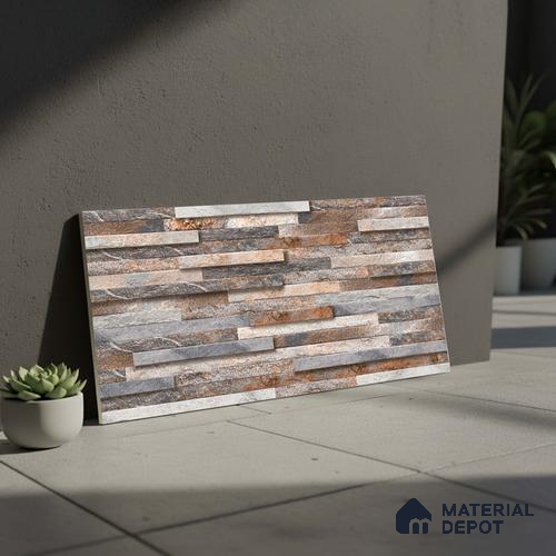 Stacked Stone Tile TL 08307 Jalmoud Natural 2 ft x 1 ft Ceramic Matte Finish - 10 mm