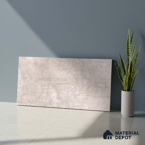 Stone Wall Tile TL 09742 2 ft x 1 ft Grey Ceramic Matte Finish Dark Tile - 9 mm | Ideal for Bathroom, Kitchen
