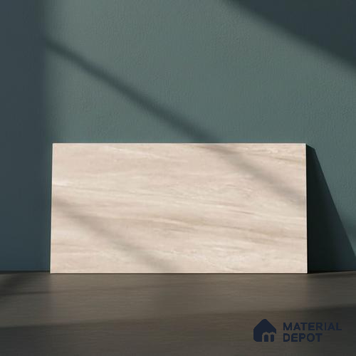 Stone Wall Tile TL 09743 B  2 ft x 1 ft Beige Ceramic Matte Finish Dark Tile - 9 mm | Ideal for Bathroom, Kitchen