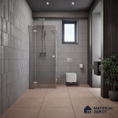 Plain Tile TL 07534 C Elementi Copper 2 ft x 2 ft Vitrified Matte Finish - 9 mm | 8 Random Design