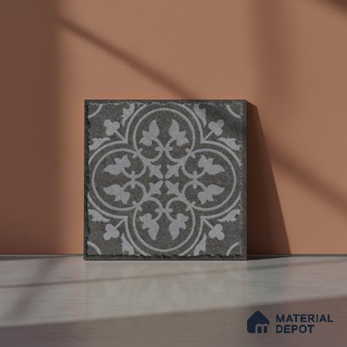 Stone Look TL 10358 L Anti Skid Tile Floor Tile 1 ft x 1 ft Vitrified Matte Finish - 12 mm