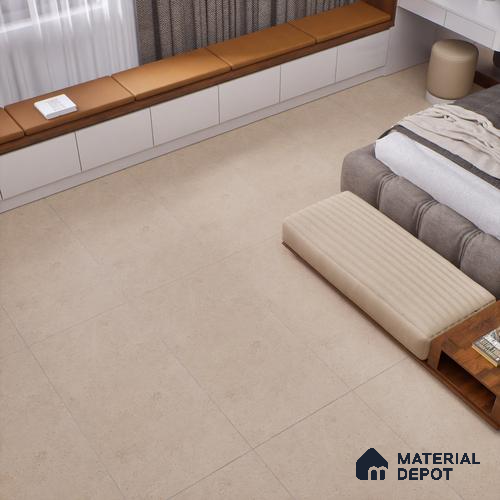 Stone Tile TL 07640 G Ghost Mud 5.24 ft x 2.6 ft Full Body Vitrified Matte Finish - 9 mm | 4 Random Design