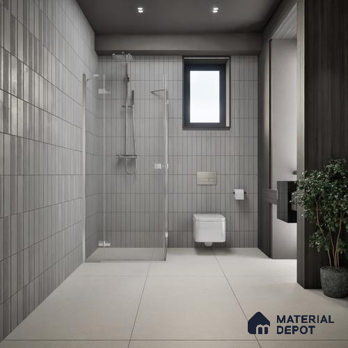 Plain Solids  Tile TL 07640 Ghost Sand 5.24 ft x 2.6 ft Full Body Vitrified Matte Finish - 9 mm | 4 Random Design