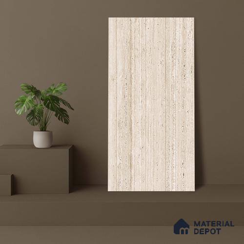 Stone Wall Tile TL 07470 B Travertino Rome Decor 4 ft x 2 ft Full Body Vitrified Matte Finish - 9 mm  Suitable For Living Room, Bedroom, Bathroom
