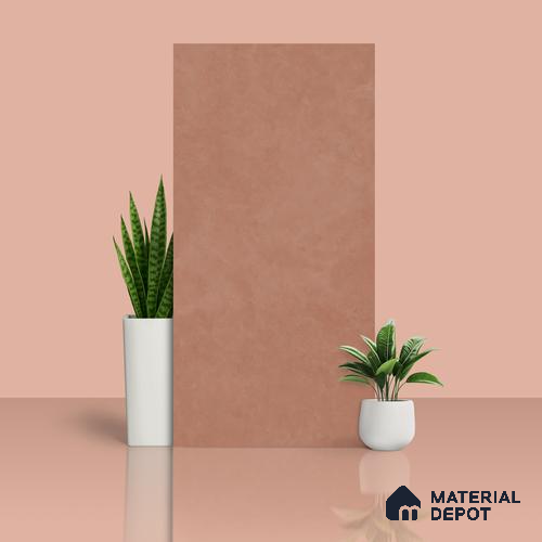 Stone Wall & Floor Tile TL 07676 C Cotto Red 4 ft x 2 ft Full Body Vitrified Matte Finish - 9 mm  Suitable For Living Room, Bedroom, Bathroom