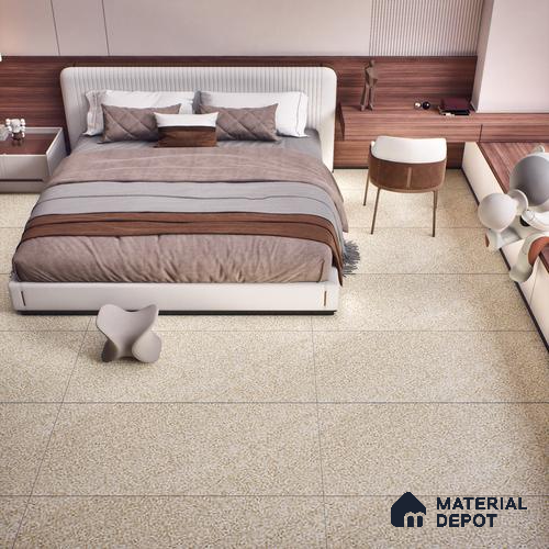 Stone Wall & Floor Tile TL 07475 Mystone Opal 4 ft x 2 ft Full Body Vitrified Matte Finish - 9 mm Suitable For Living Room, Bedroom, Bathroom