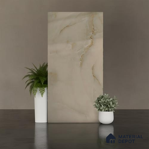 Floor & Wall Tile TL 10119 Endless Ele Onyx 4 ft x 2 ft GVT Vitrified Glossy Finish - 9 mm  Suitable For Living Room, Bedroom, Bathroom, Kitchen