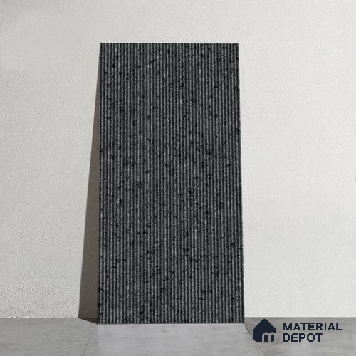 Punch Look Wall & Floor Tile TL 08229 Doge Rock Nero Liner 4 ft x 2 ft Vitrified Matte Finish - 9 mm