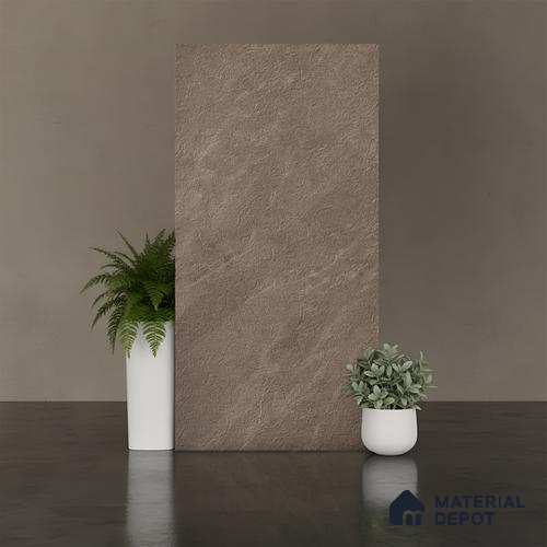 Stone Look Wall & Floor Tile TL 08235 B Quarry Tusk Rock 4 ft x 2 ft Vitrified Matte Finish - 9 mm