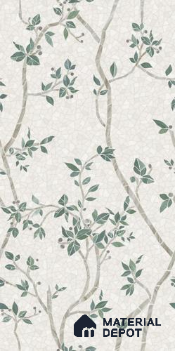 TL 12506 Twig Leaves Bianco Decor Endless 4 ft x 2 ft Vitrified  Tile - 9 mm