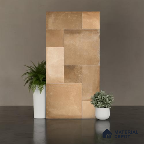 Floor Tile TL 10344 Legacy Brown 4 ft x 2 ft Vitrified Matte Finish Tile - 11 mm | Suitable For Kitchen, Bathroom Walls and Backsplashes