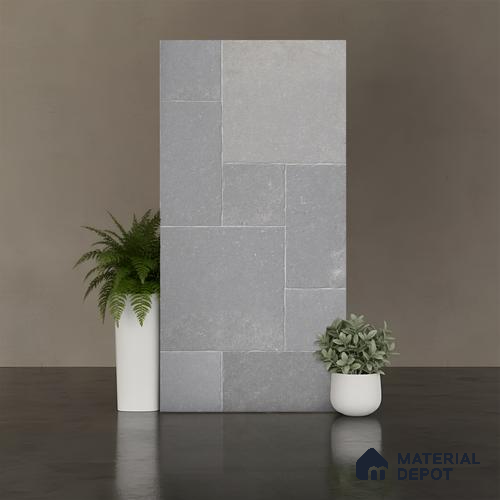 Floor Tile TL 10343 Kota Stone Grey 4 ft x 2 ft Vitrified Matte Finish Tile - 11 mm | Suitable For Kitchen, Bathroom Walls and Backsplashes