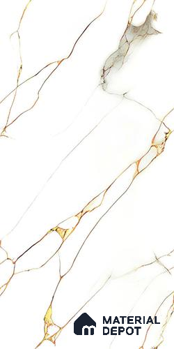 Marble Look TL 08500 Venzo Natural 4 ft x 2 ft Vitrified Glossy Finish - 8 mm | Random 3