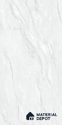 Marble Look Wall & Floor Tile TL 10327 Damasta Bianco 4 ft x 2 ft Vitrified Glossy Finish - 9 mm