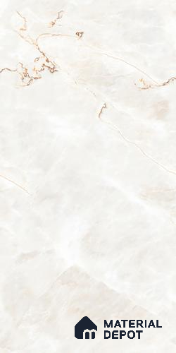 Marble Look TL 08506 Cornet White 4 ft x 2 ft Vitrified Matte Finish - 8 mm | Random 4