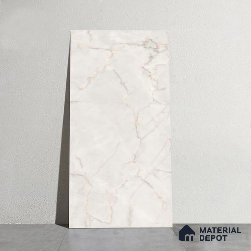 Marble Look TL 08514 Snech Bianco 4 ft x 2 ft Vitrified Matte Finish - 8 mm | Random 4