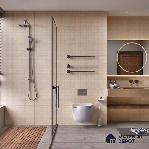 Highlighter Wall Tile TL 07494 B Chipsem Crema Decor 4 ft x 2 ft Cream Vitrified Matte Finish Decor Tile - 9 mm | Ideal for Living Room, Bathroom, Kitchen