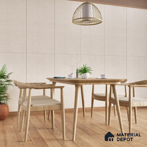 Highlighter Wall Tile TL 07494 B Chipsem Crema Decor 4 ft x 2 ft Cream Vitrified Matte Finish Decor Tile - 9 mm | Ideal for Living Room, Bathroom, Kitchen