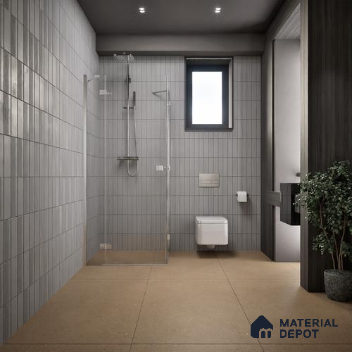Plain Wall & Floor Tile TL 07494 C Chipsem Choco 4 ft x 2 ft Brown Vitrified Matte Finish Plain Tile - 9 mm | Ideal for Living Room, Bathroom, Kitchen