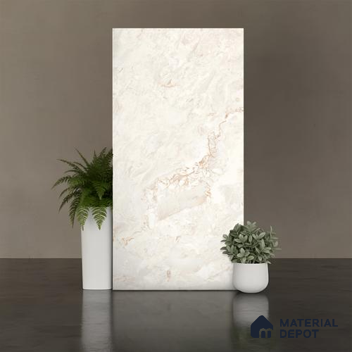Marble Look Wall & Floor Tile TL 10143 Cielo Beige 4 ft x 2 ft Vitrified Matte Finish - 9 mm