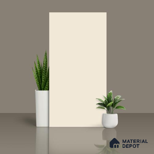 Stone Look Wall & Floor Tile TL 10144 Crystal Crema 4 ft x 2 ft Vitrified Matte Finish - 9 mm