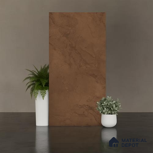 Marble Look Wall & Floor Tile TL 10140 E Bottega Mocha 4 ft x 2 ft Vitrified Matte Finish - 9 mm