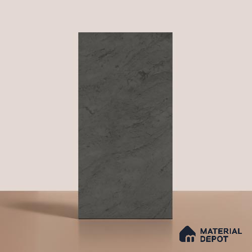 Marble Look Floor & Wall Tile TL 08111 B LC Englend Black 4 ft x 2 ft Vitrified Matte Finish - 9 mm | Random 7