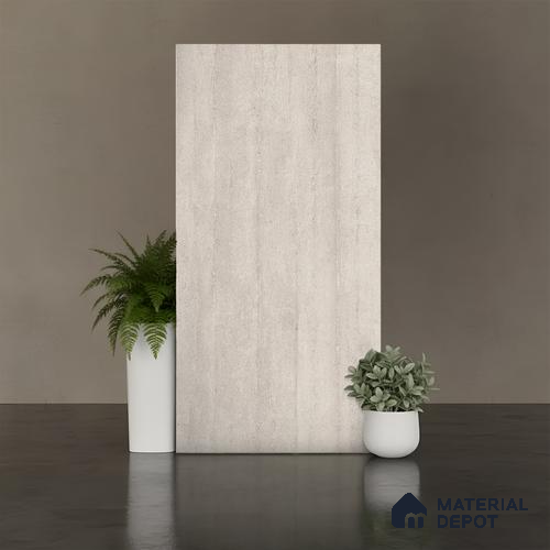 Stone Wall & Floor Tile TL 09932 4 ft x 2 ft Brown Vitrified Matte Finish Tile - 9 mm | Ideal for Living Room, Bedroom, Bathroom, Kitchen