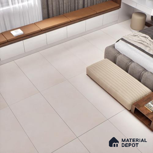 Plain Solids  Tile TL 07547 B Cementi Pink Grande 4 ft x 2 ft GVT Vitrified Matte Finish - 9 mm | 3 Random Design